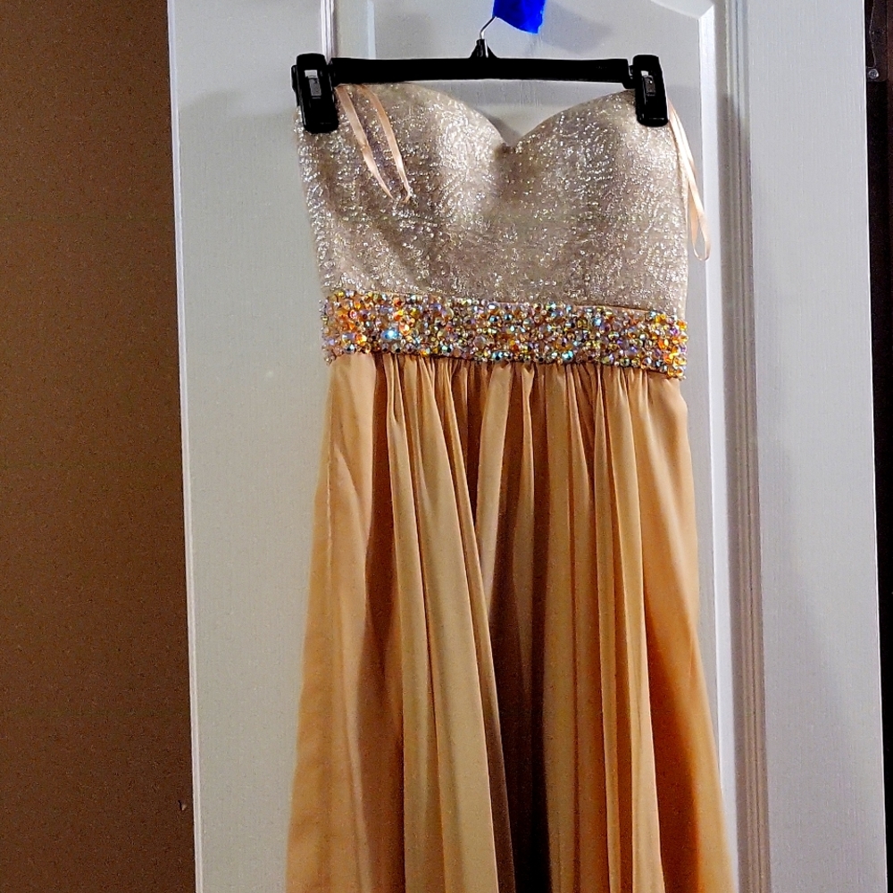 BNWT Lafemme fashion Formal strapless dress (sz 2)